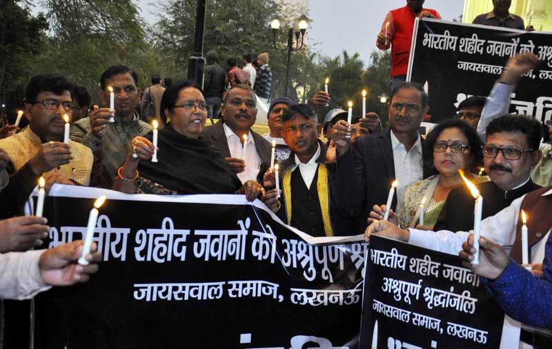 India protests Pulwama attack