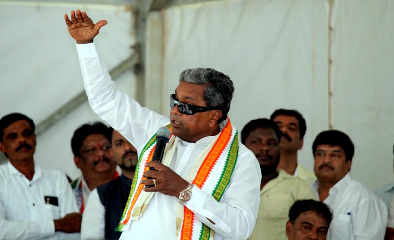 Karnataka Congress protests against BJP governments in Bengaluru