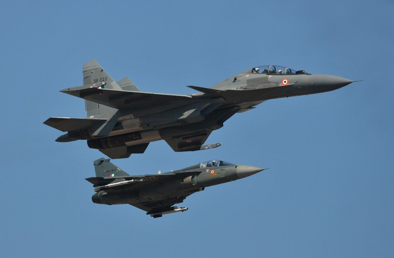 Rafale fighter jet during full dress rehearsal ahead of 12th Edition of Aero India '19 