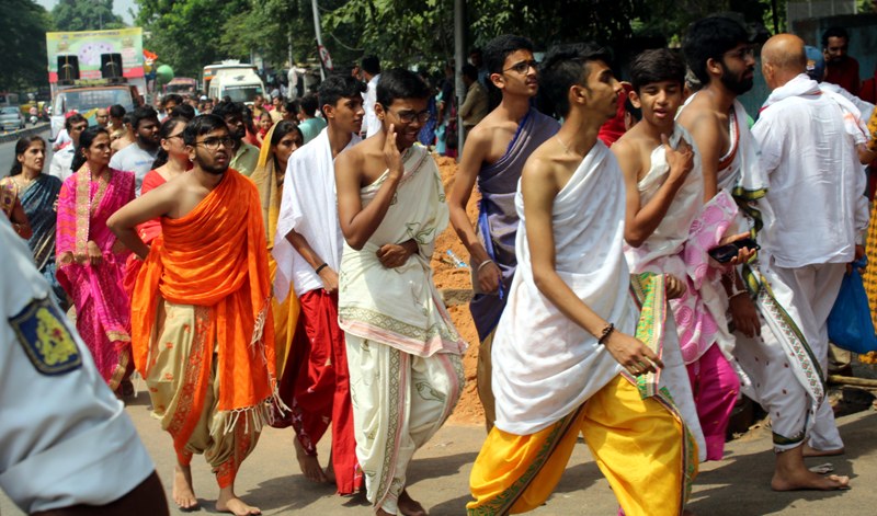 People celebrate Mahaveer Jayanti in Bengaluru