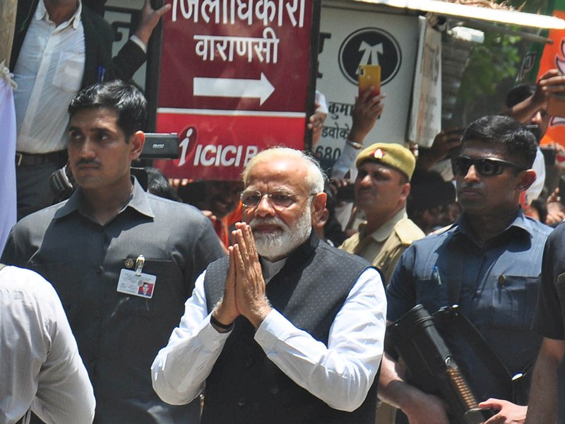 Modi files nomination from Varanasi