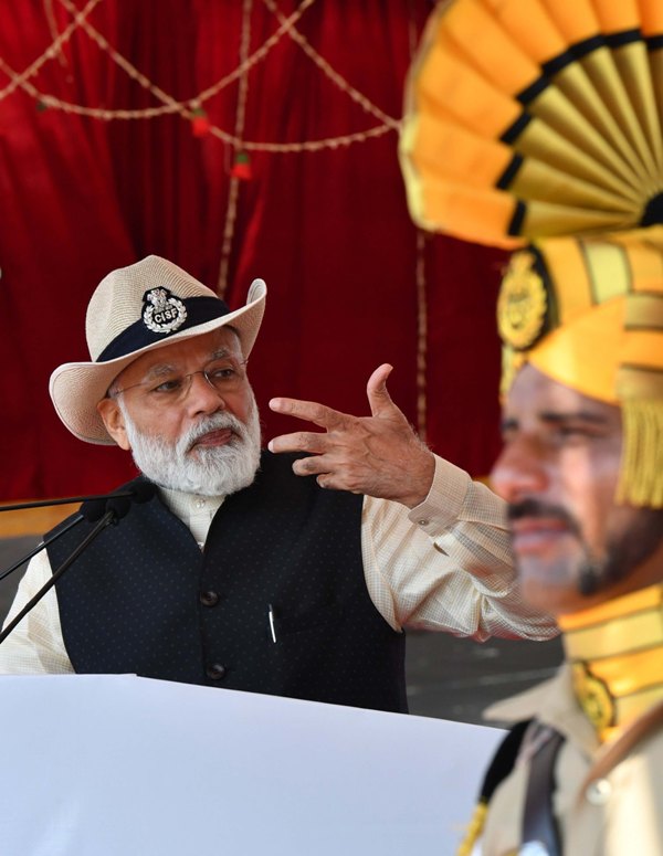 PM Modi attends  Central Industrial Security Forces Raising Day