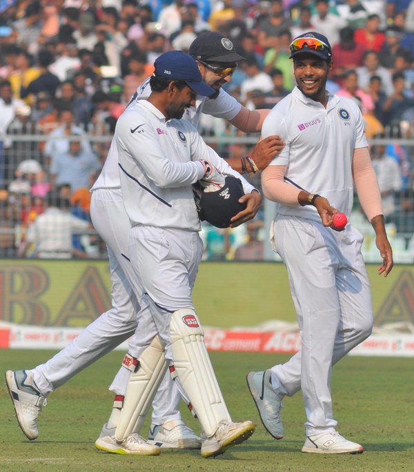 Indian team clinch Pink Test match