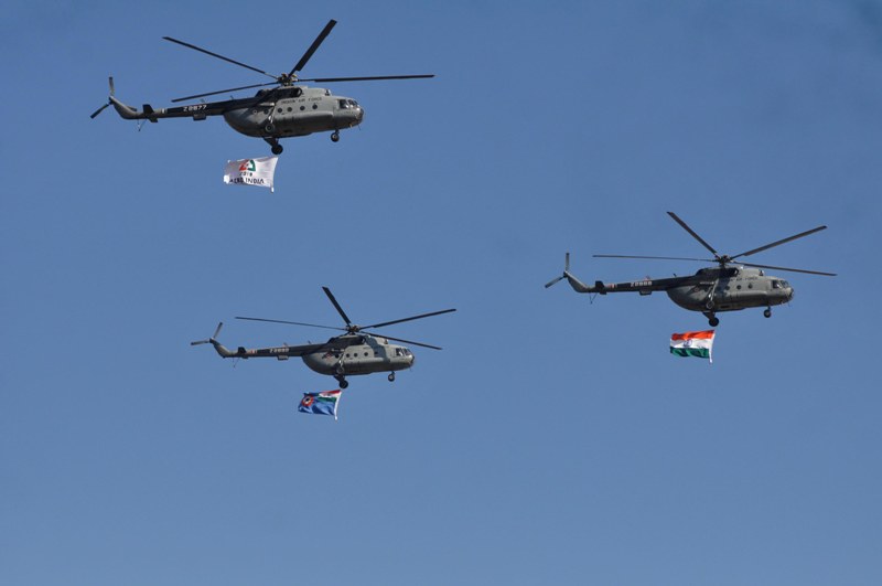 Rafale fighter jet during full dress rehearsal ahead of 12th Edition of Aero India '19 