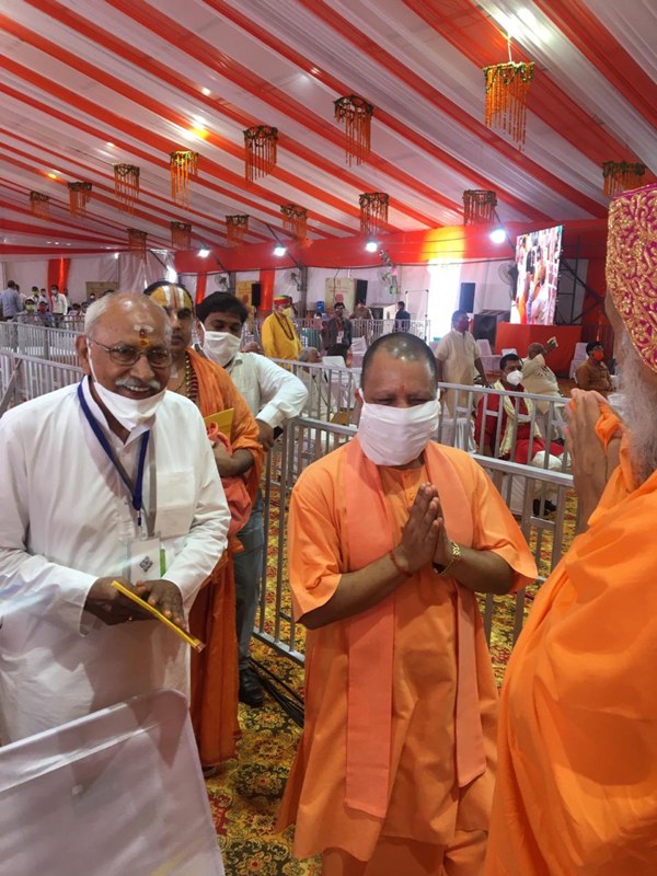 Glimpses from Bhoomi Pujan at Ram Mandir
