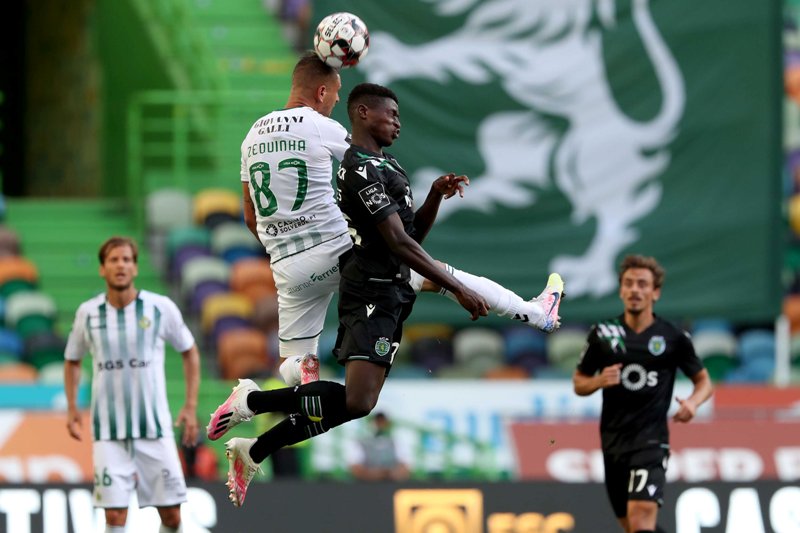 Portuguese League football match between Sporting CP and Vitoria Setubal FC