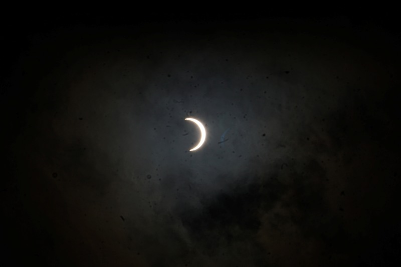 Glimpses of the Solar Eclipse