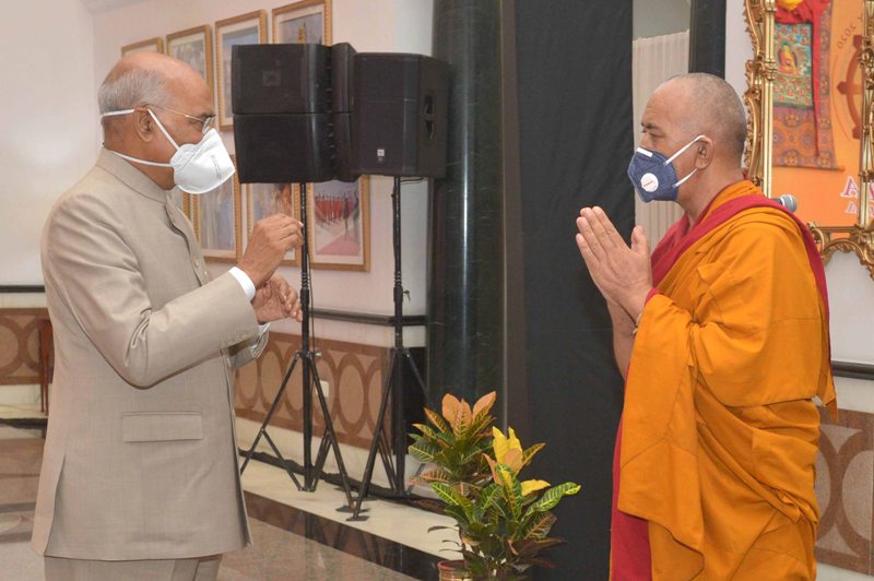 President Ram Nath Kovind inaugurates Dharma Chakra Diwas