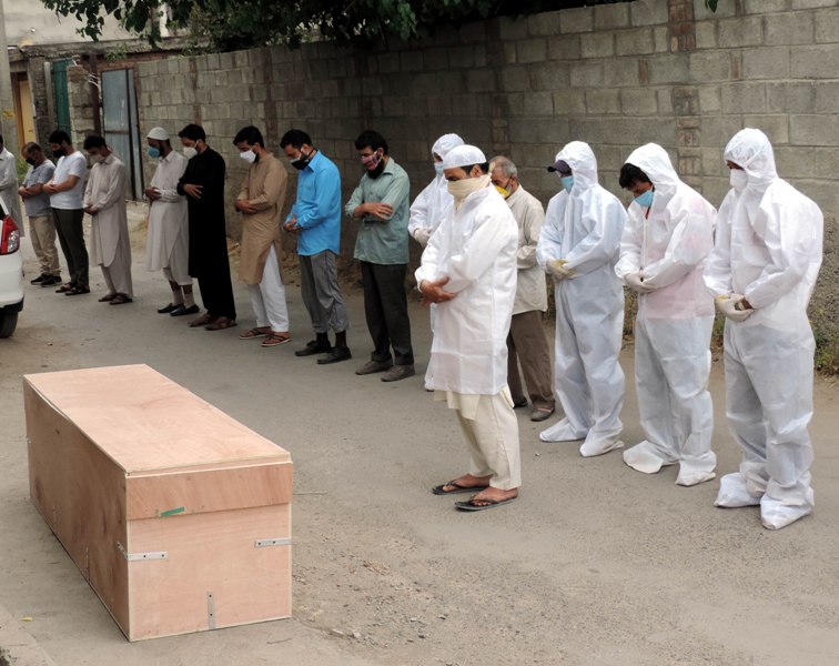 Burial of deceased Covid-19 patient