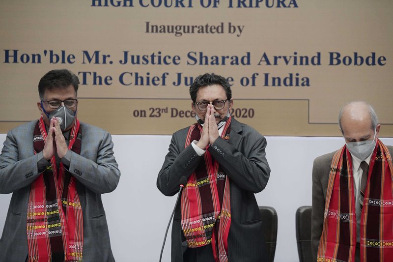 CJI Sharad Arvind Bobde at Tripura High Court