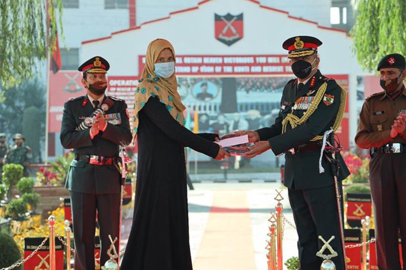 Tangdhar Pahari Club president Abdul Rashid awarded in Srinagar