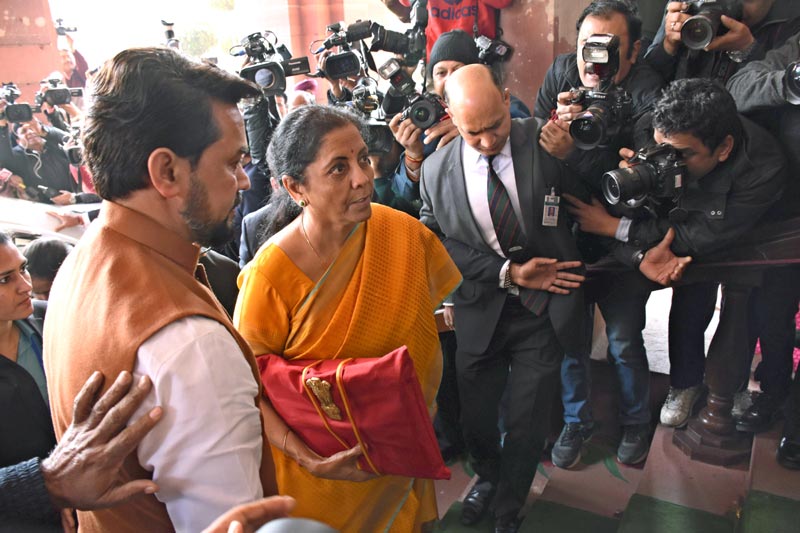 Nirmala presents Union Budget