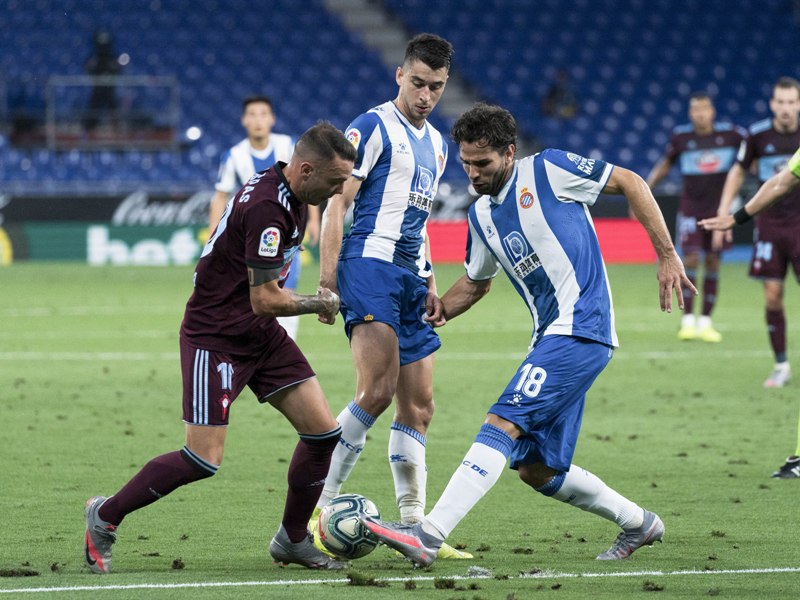 La Liga league match between RCD Espanyol and RC Celta