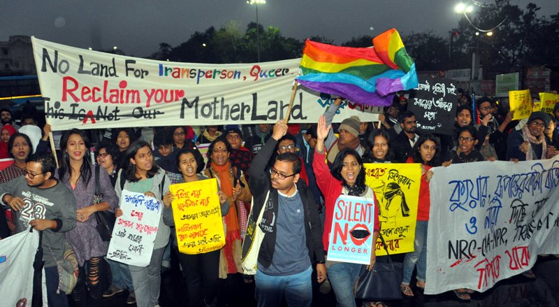 LGBT activists, students take part in protest rally against CAA, NRC & NPR