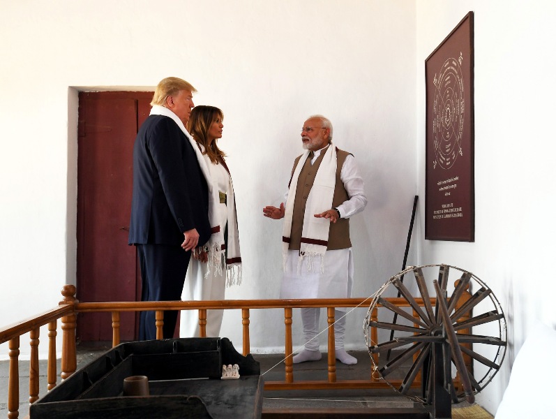 Namaste Trump: US Prez spends busy first day in India  