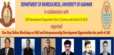 Skill development key to economic growth: says Vice-Chancellor of University of Kashmir Prof Talat Ahmad