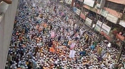 Hefazat-e-Islam B'desh organises rally against display of caricatures of Prophet Muhammad in France