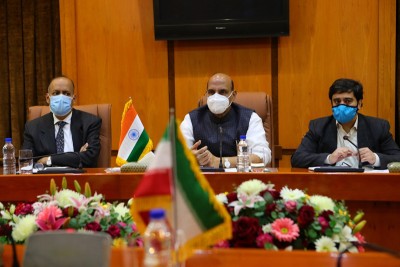 Rajnath Singh visits Tehran