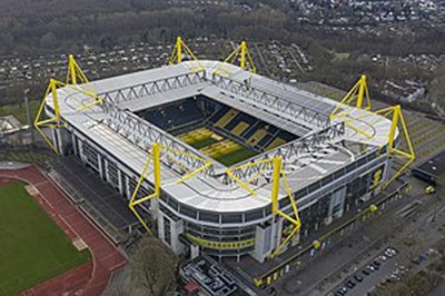 Dortmund stadium converted into COVID-19 testing center
