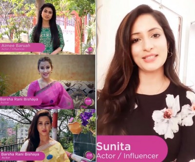 Assamese actresses let their hair down in a new campaign during nationwide lockdown