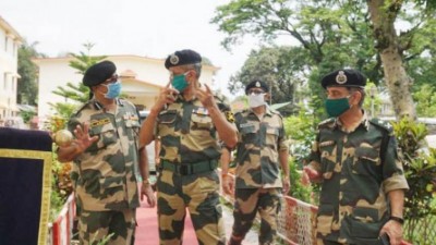 BSF Additional Director General visits Indo-Bangladesh border, takes stock of COVID-19 preparedness