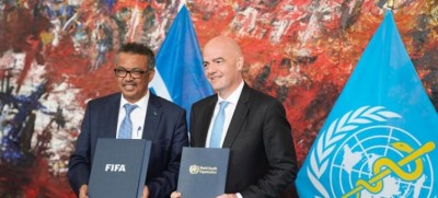 Coronavirus update: WHO and world football launch â€˜kick out coronavirusâ€™ campaign, as millions sign up to WhatsApp helpline