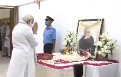 Pranab Mukherjee's funeral today, President Kovind, PM Modi pay last respect