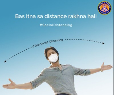 Assam Police uses SRK’s iconic pose pic and says ‘stay six feet apart and be a Baazigar’