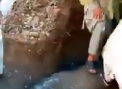 Workers vandalise ‘unIslamic’ Buddha statue discovered in Pakistan’s Mardan