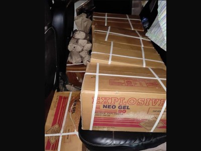 Meghalaya police seize 1500 kg explosives, 6000 detonators