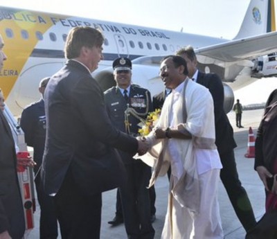 PM Modi welcomes Brazilian President in India