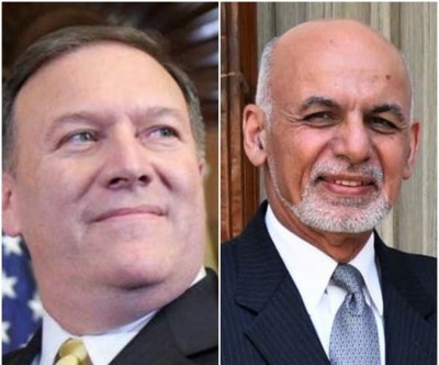 Pompeo meets Ghani in Afghan; discusses peace process, security situation