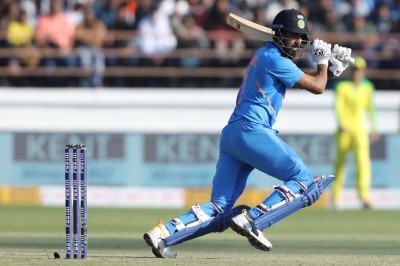 Dhawan, Virat Kohli, KL Rahul shine as India post 340/6 against Australia in Rajkot ODI