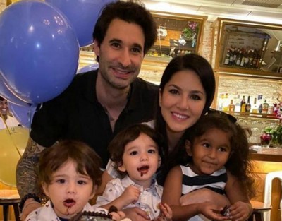 Sunny Leone, Daniel celebrate second birthday of their sons