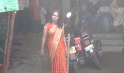 Uttar Pradesh: Self-styled god woman threatens cops with sword amid COVID 19 lockdown, arrested