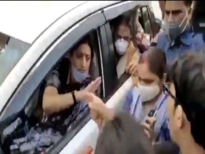 'Rahul Gandhi's march towards Hathras for politics, not for justice': Smriti Irani