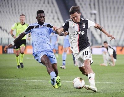 Serie A football match in Turin