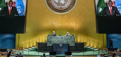 South African President warns pandemic has set back African development