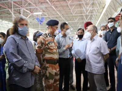 World's biggest Covid Care Hospital with 10,000 beds inaugurated in Delhi