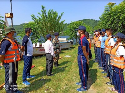 Guwahati NCC Group Commander visits 48 Navel NCC