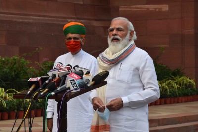 PM Modi addresses media ahead of the Monsoon Session at Parliament