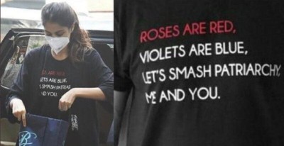#JusticeForRhea: Bollywood celebrities share Rhea Chakraborty's T-shirt message on patriarchy with hashtag