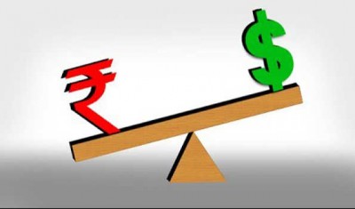 Indian Rupee down 10 paise against USD