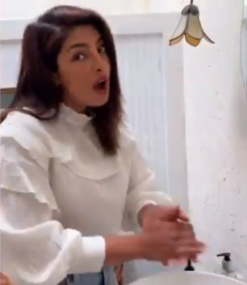 COVID-19: After Deepika, Priyanka Chopra Jonas accepts WHO director-general's 'Safe Hands' challenge