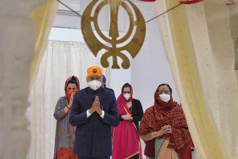 President Ram Nath Kovind inaugurates PBG Regimental Gurdwara