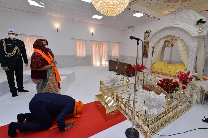 President Ram Nath Kovind inaugurates PBG Regimental Gurdwara