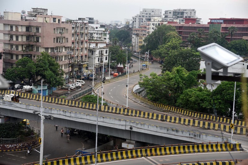 Anti-Covid-19 lockdown in Patna