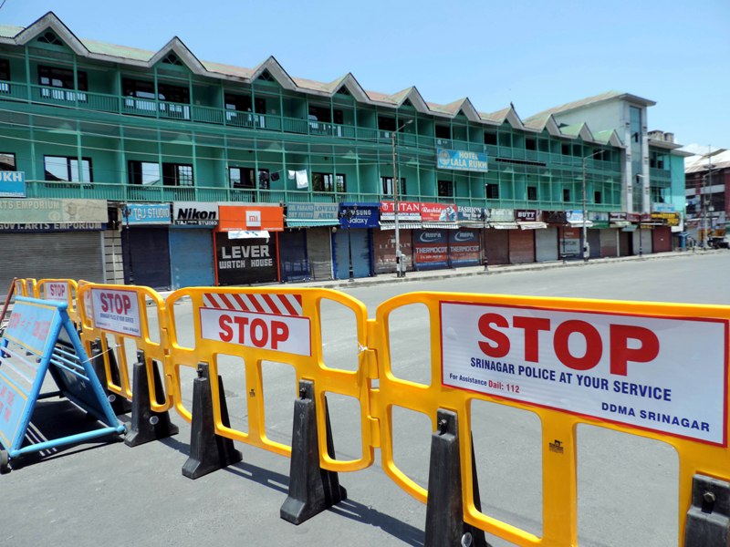 Lal Chowk in Srinagar