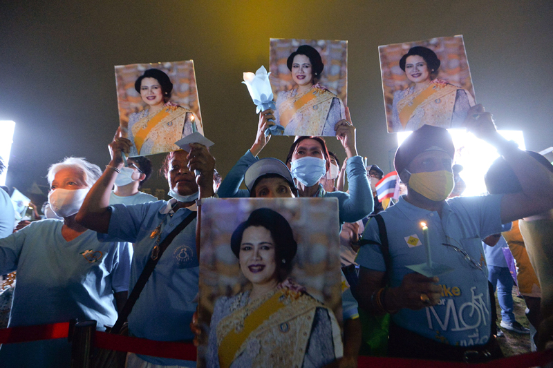 Celebration of Thailand’s Queen Mother in Bangkok