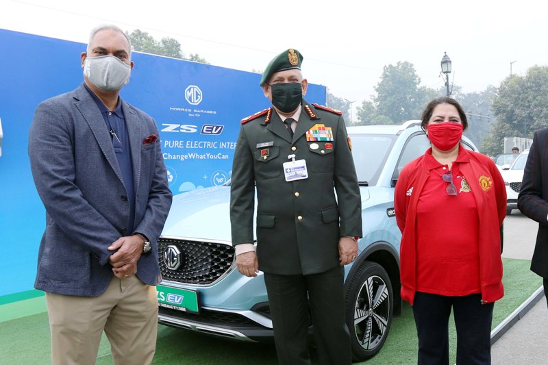 CDS Bipin Rawat attends flag off ceremony of MG ZS